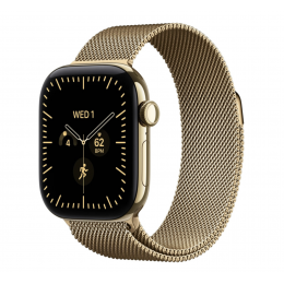 Apple Watch Series 12 42 mm Radiant Gold Titanium, Milanese Loop (Radiant Gold)